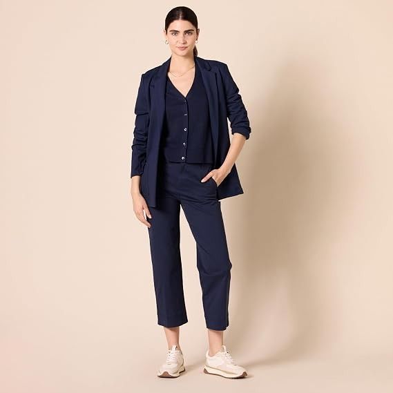 Navy Blue Button-Up Cardigan image 5
